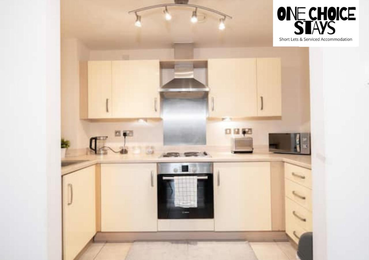 Cosy 2 Bedroom Apartment By One Choice Stays Serviced Accommodation Birmingham - City Centre - Wifi Luaran gambar